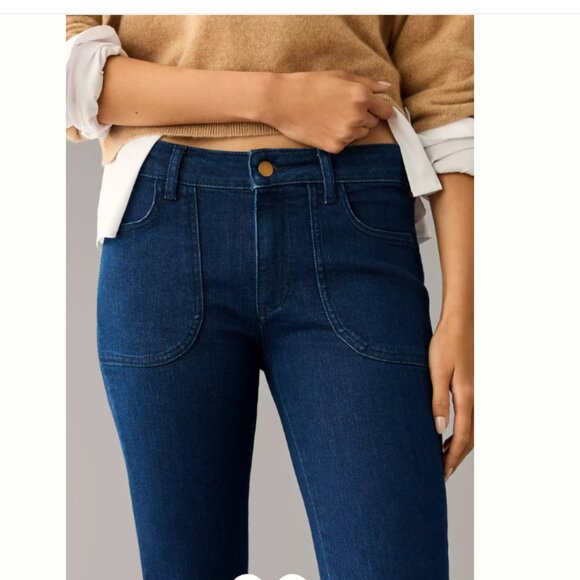 Anthropologie The Icon Flare Jeans by Pilcro Size 28 - Picture 4 of 15